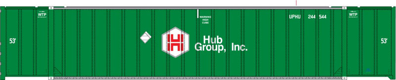 PREORDER Intermountain HO 30621-09 53' Container, HUB Group