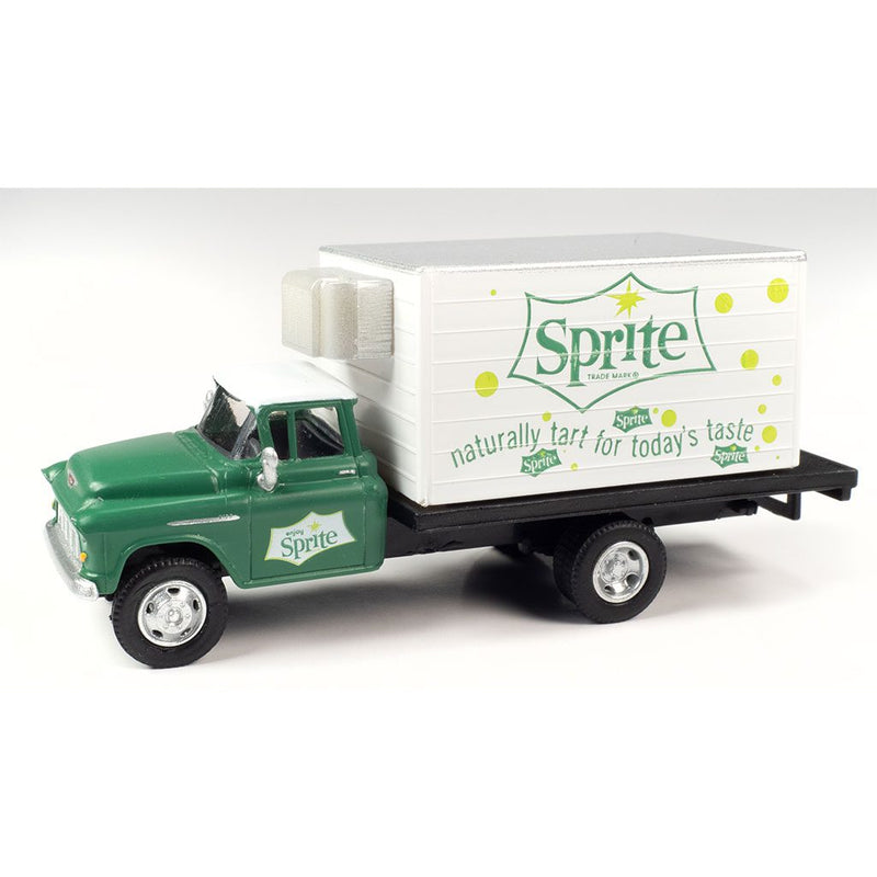 CLASSIC METAL WORKS 30646 1957 CHEVY REFRIGERATED BOX TRUCK (SPRITE) 1:87 HO SCALE