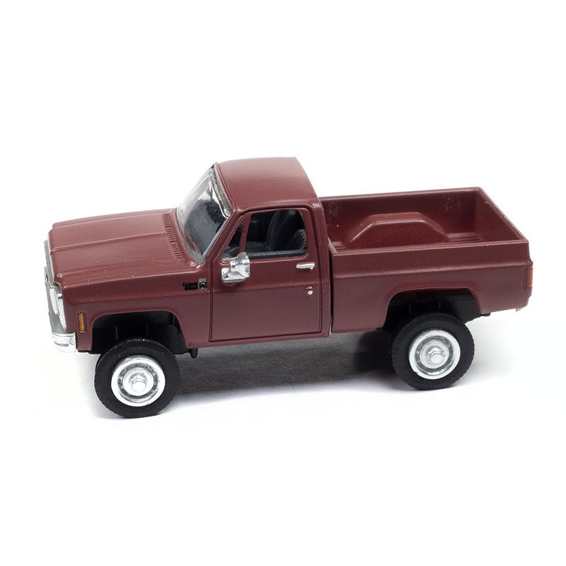 CLASSIC METAL WORKS 30658 1975 CHEVY PICKUP 4X4 (ROSELAND RED) 1:87 HO SCALE