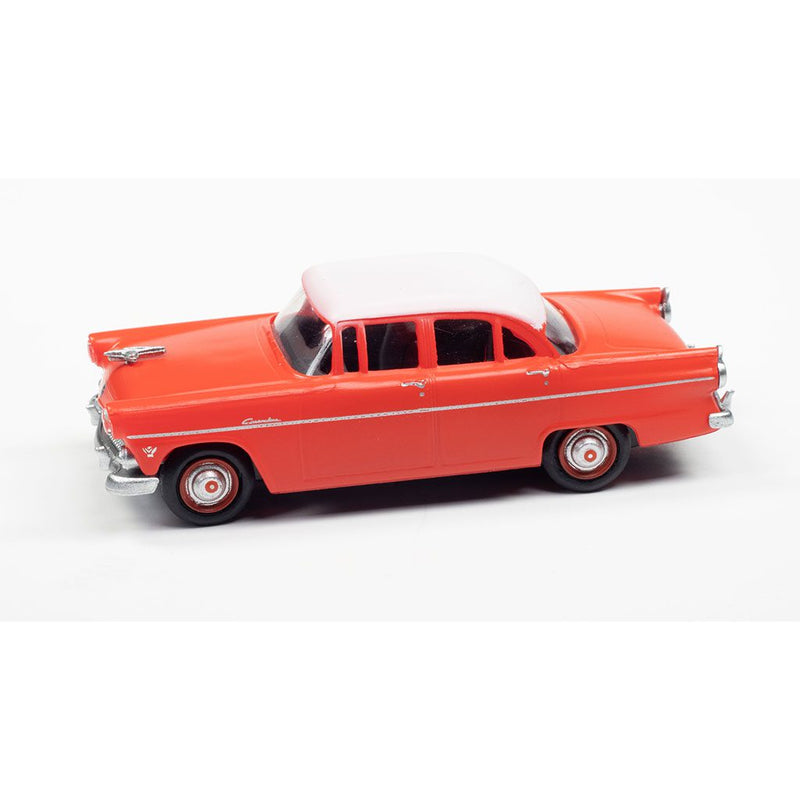 CLASSIC METAL WORKS 30664 1955 FORD 4-DOOR SEDAN (TORCH RED) 1:87 HO SCALE