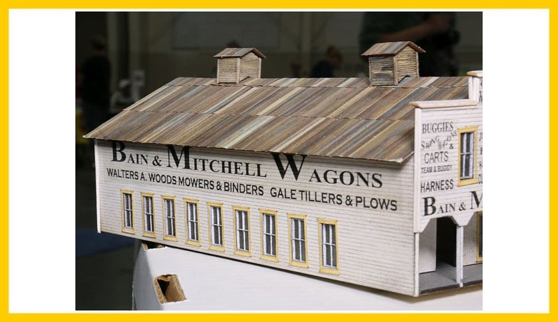 RSlaserKits 3077 Bain & Mitchell Wagon Co., N Scale