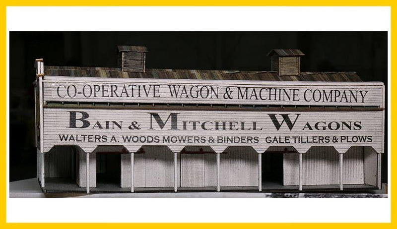 RSlaserKits 3077 Bain & Mitchell Wagon Co., N Scale