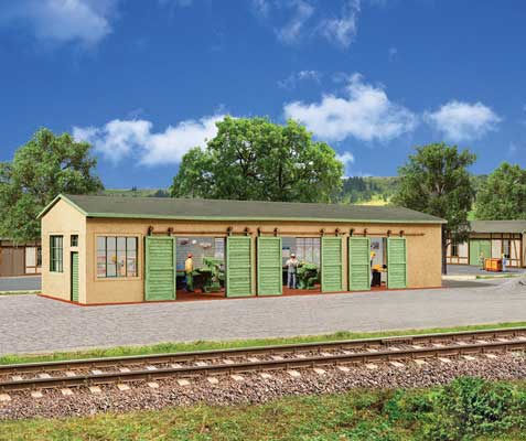 PREORDER Vollmer HO 45641 Auto Workshop/Garage Polyplate Plastic Kit | 84.99