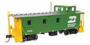 Walthers Proto HO 103255 30' GTW Style Wood Caboose with Offset Coupola, Ready To Run, Burlington Northern