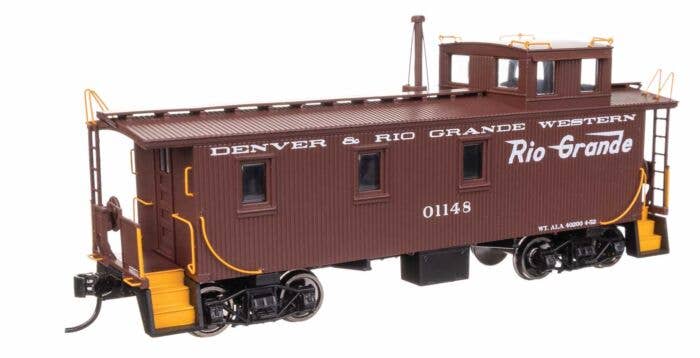 Walthers Proto HO 103259 30' GTW Style Wood Caboose with Offset Coupola, Ready To Run, Denver & Rio Grande Western