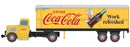 Classic Metal Works HO 31188 White WC22 Tractor with 32' Aerovan Trailer, Coca-Cola