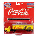Classic Metal Works HO 31188 White WC22 Tractor with 32' Aerovan Trailer, Coca-Cola