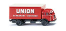 PREORDER Wiking HO 42502 1955 Henschel Box Truck, Union Transport | 36.54