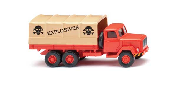 PREORDER Wiking HO 42701 Flatbed Iorry Magirus red | 39.94