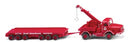 PREORDER Wiking HO 49304 1965-1977 Faun Crane Truck with Heavy-Duty Flatbed Trailer, Paul Rosenkranz | 84.99