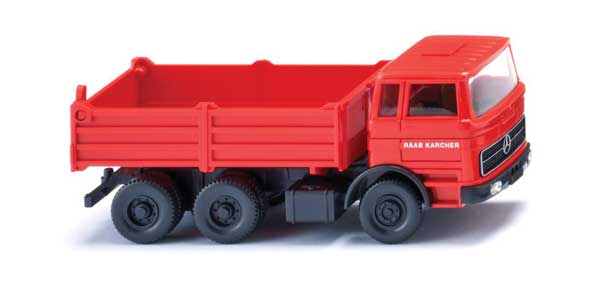 PREORDER Wiking HO 67312 1963-1967 Mercedes-Benz High-Side Tipper Dump Truck, Raab Karcher | 31.44