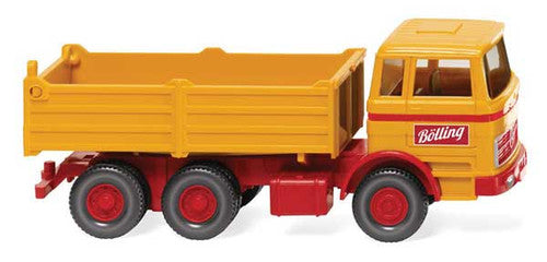 Wiking HO 67310 1963-1967 Mercedes-Benz High-Side Tipper Dump Truck, Bolling