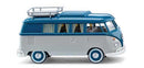 Wiking HO 79742 1963-1967 Volkswagen Transporter T1 Van Camper, Teal, Gray