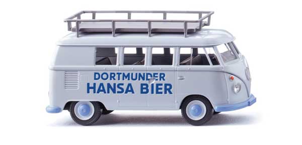 PREORDER Wiking HO 79743 1963-1967 Volkswagen Transporter T1 Passenger Van, Dortmunder Hansa Bier | 42.49