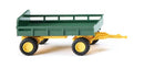 PREORDER Wiking HO 86904 1951 Agricultural Trailer, Green, Yellow | 17.84