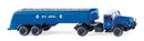 PREORDER Wiking HO 80697 Henschel Tractor with Tank Trailer, BV ARAL