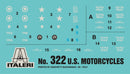 Italeri 322 U.S. MOTORCYCLES 1:35