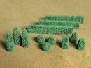 Bachmann HO 32504 Boxwood Plants (20-Pack)
