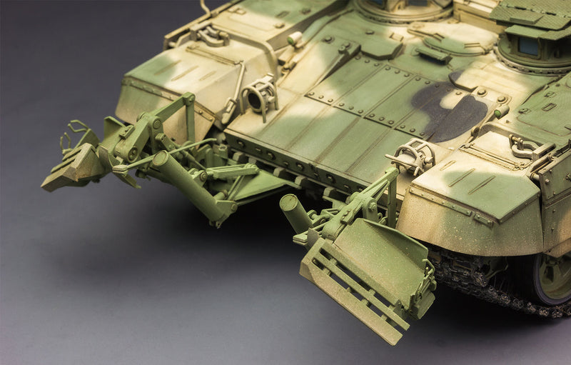 Meng-Model TS-010 RUSSIAN “TERMINATOR” FIRE SUPPORT COMBAT VEHICLE BMPT w/KMT-8 MINE CLEANING SYSTEM & EMT ELECTROMAGNETIC COUNTERMINE SYSTEM 1:35