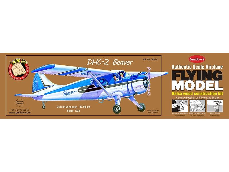 Guillow’s 305 DHC-2 Beaver
