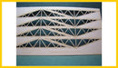 RSlaserKits 3303 Trusses (60 foot) pack of 8, N Scale