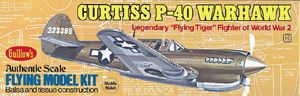 Guillow’s 501 P-40 Warhawk