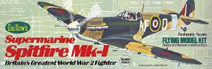 Guillow’s 504 Supermarine Spitfire