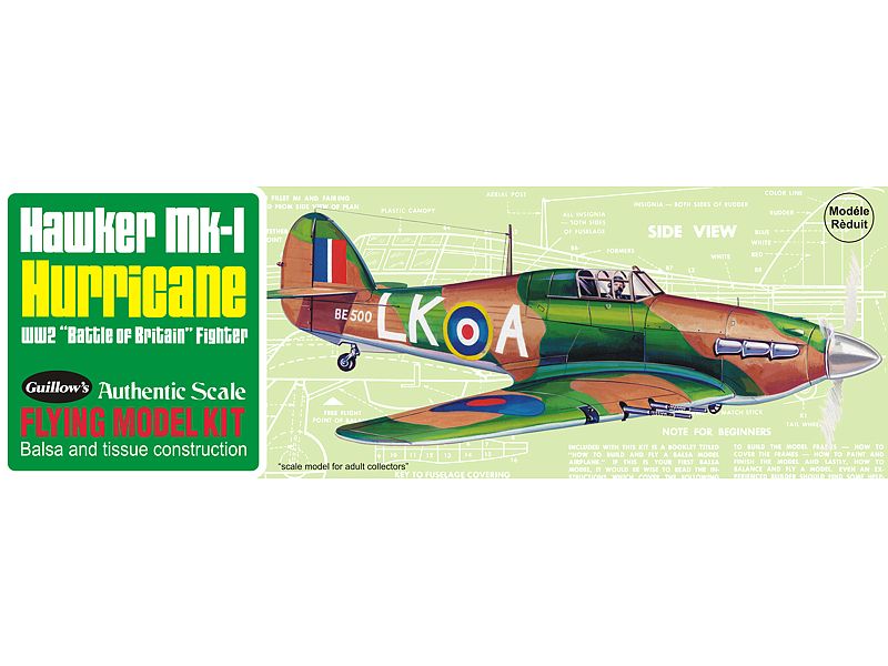 Guillow’s 506 Hawker Hurricane
