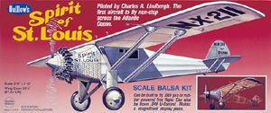 Guillow’s 807 Spirit of St. Louis