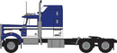 Trainworx N 49044 1970s Kenworth W900 Seminole Tractor with 60" VIT Aerodyne Sleeper Cab, Assemb, Blue, White