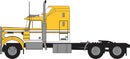 Trainworx N 49046 1970s Kenworth W900 Seminole Tractor with 60" VIT Aerodyne Sleeper Cab, Assemb, Yellow, White