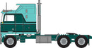 Trainworx N 41064 1970s Kenworth K100 Potomac Tractor with Aerodyne Sleeper Cab, Assembled, Green