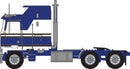 Trainworx N 41062 1970s Kenworth K100 Salem Tractor with Aerodyne Sleeper Cab, Assembled, Blue, White