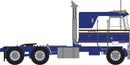 Trainworx N 41052 1970s Kenworth K100 Salem Tractor with VIT Flat-Top Sleeper Cab, Assembled, Blue, White
