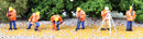 Bachmann SceneScapes HO 33121 Highway Maintenance Crew (6)
