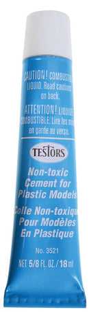 Rust-oleum 3521X Finished-Product Cement Adhesives, Plastic Cement (Non-Toxic), 5/8oz 18.5mL, Tube with ENG/ESP/FRA Labeling