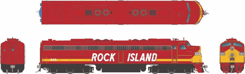 PREORDER Rapido 28592 HO EMD E8A - Sound and DCC -- Rock Island