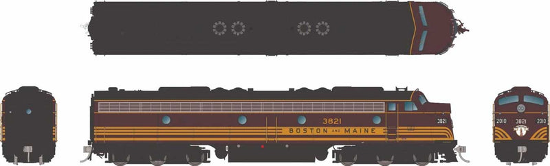 PREORDER Rapido 28576 HO EMD E8A - Sound and DCC -- Boston & Maine