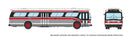PREORDER Rapido 751100 HO 1959-1986 GM New Look/Fishbowl Bus - Deluxe Lighted - Assembled -- Toronto Transit Commission TTC