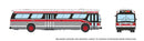 Rapido 751101 HO 1959-1986 GM New Look/Fishbowl Bus - Deluxe Lighted - Assembled -- Toronto Transit Commission TTC