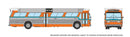PREORDER Rapido 753143 HO 1959-1986 GM New Look/Fishbowl Bus - Deluxe Lighted - Assembled -- Miami-Dade