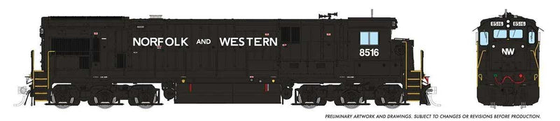 PREORDER Rapido 42121 HO GE C36-7 - Standard DC -- Norfolk & Western