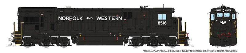 PREORDER Rapido 42118 HO GE C36-7 - Standard DC -- Norfolk & Western