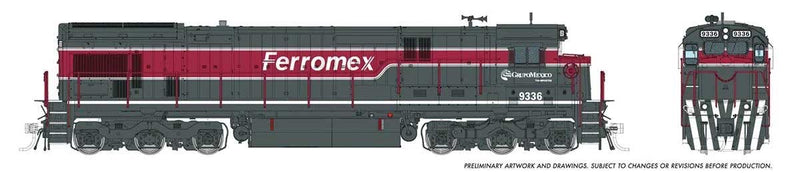 PREORDER Rapido 42113 HO GE C36-7 - Standard DC -- Ferromex