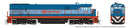 PREORDER Rapido 42112 HO GE C36-7 - Standard DC -- Ferrocarriles Nacionales de Mexico