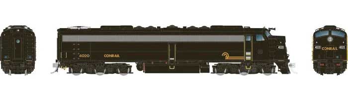 PREORDER Rapido 28808 HO Rebuilt EMD E8A with Head-End Power HEP - LokSound & DCC -- Conrail