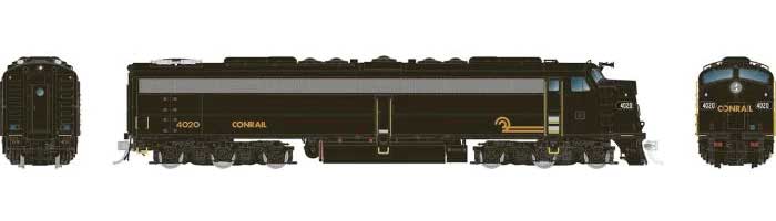 PREORDER Rapido 28308 HO Rebuilt EMD E8A with Head-End Power HEP - Standard DC -- Conrail