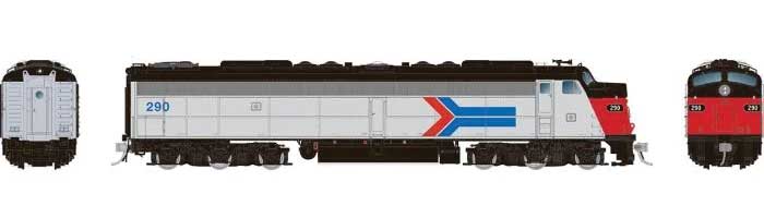 PREORDER Rapido 28301 HO Rebuilt EMD E8A with Head-End Power HEP - Standard DC -- Amtrak