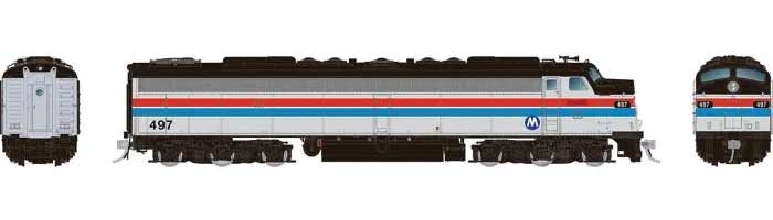 PREORDER Rapido 28306 HO Rebuilt EMD E8A with Head-End Power HEP - Standard DC -- Metro North