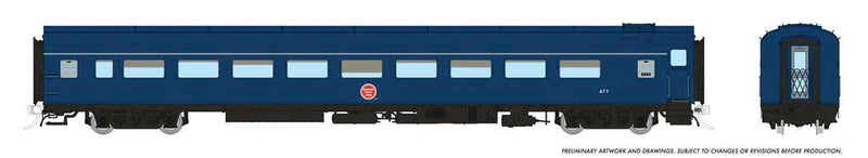 PREORDER Rapido 100405 HO CC&F Lightweight Coach - Ready to Run - Super Continental Line(TM) -- Missouri Pacific